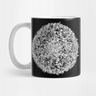 Grey Dots Abstract Globe Mug